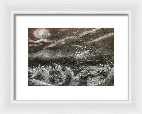 Framed Print - Challenged