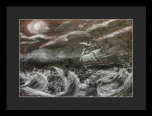 Framed Print - Challenged