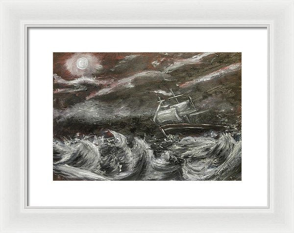 Framed Print - Challenged