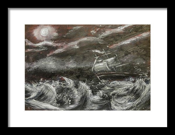 Framed Print - Challenged