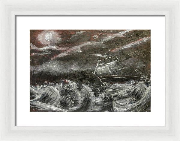 Framed Print - Challenged
