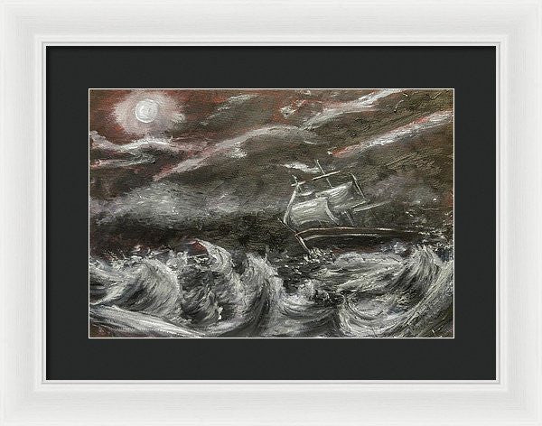 Framed Print - Challenged