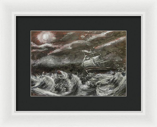 Framed Print - Challenged