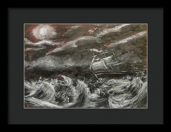 Framed Print - Challenged