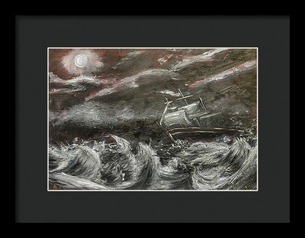 Framed Print - Challenged