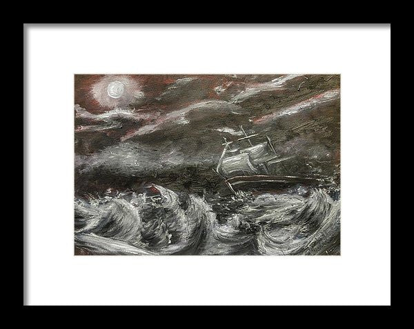 Framed Print - Challenged