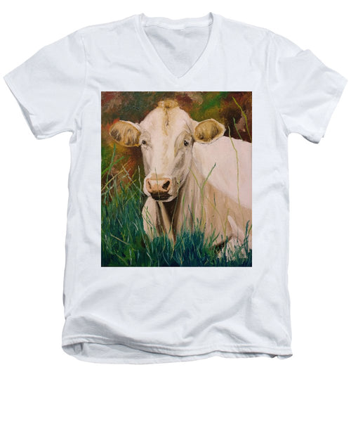 Contentment - Men's V-Neck T-Shirt