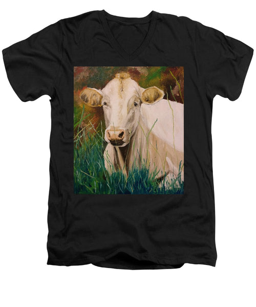 Contentment - Men's V-Neck T-Shirt