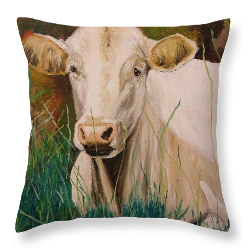Contentment - Throw Pillow