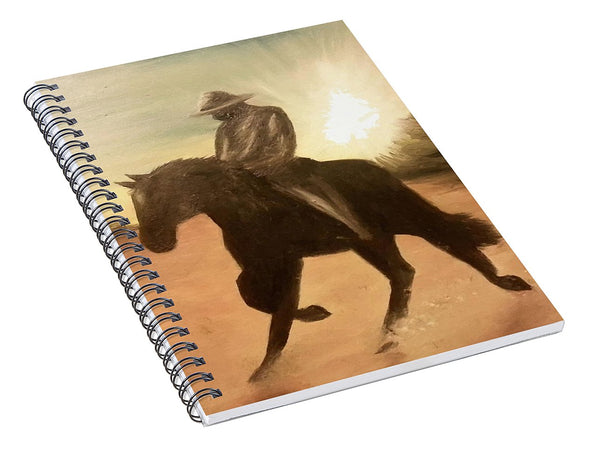 Cowboy On The Range - Spiral Notebook