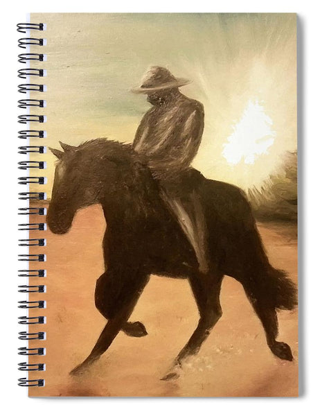 Cowboy On The Range - Spiral Notebook