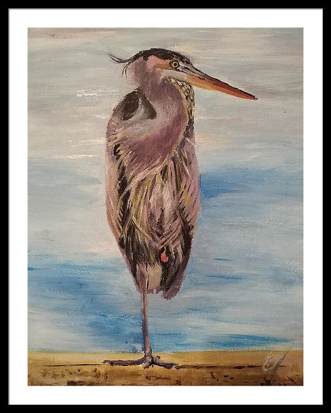 Custard Tries Meditation - Framed Print