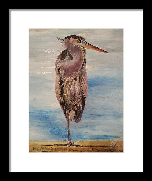 Custard Tries Meditation - Framed Print