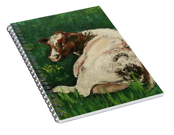 Elise Reclining - Spiral Notebook