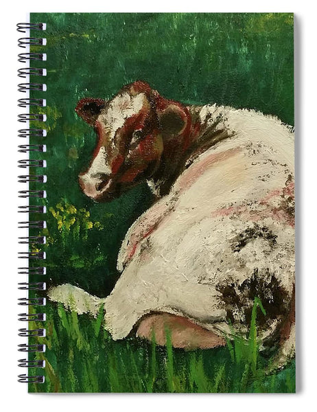 Elise Reclining - Spiral Notebook