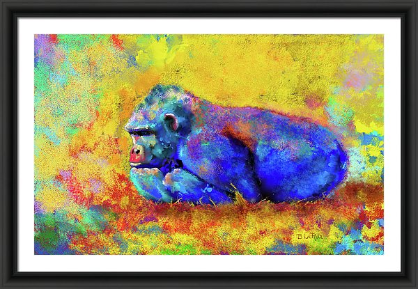 Gorilla - Framed Print