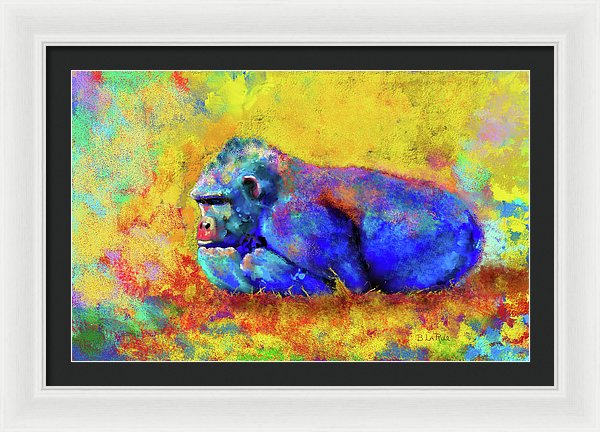 Gorilla - Framed Print