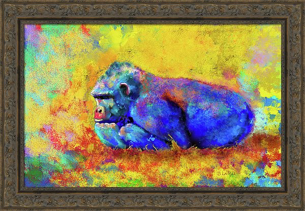 Gorilla - Framed Print