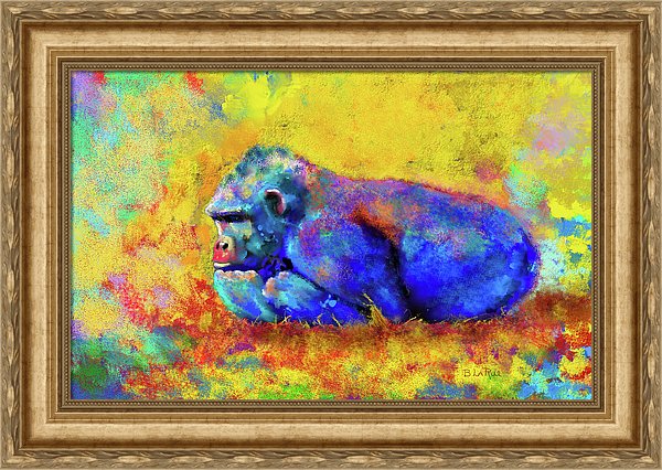 Gorilla - Framed Print