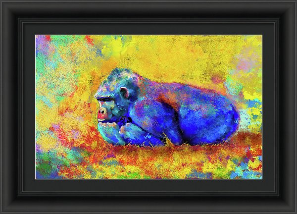 Gorilla - Framed Print