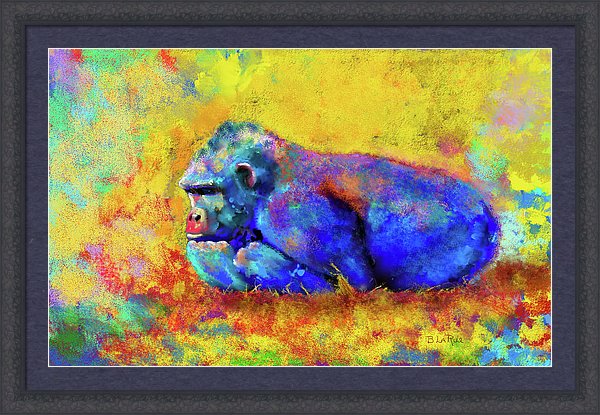 Gorilla - Framed Print