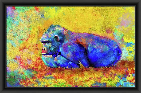 Gorilla - Framed Print