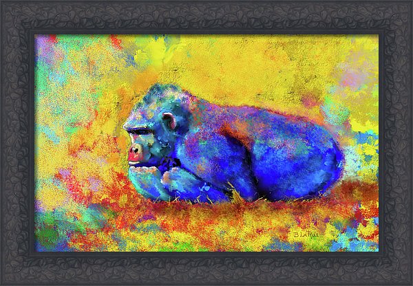 Gorilla - Framed Print