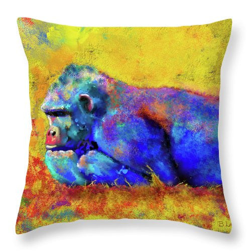 Throw Pillow - Gorilla