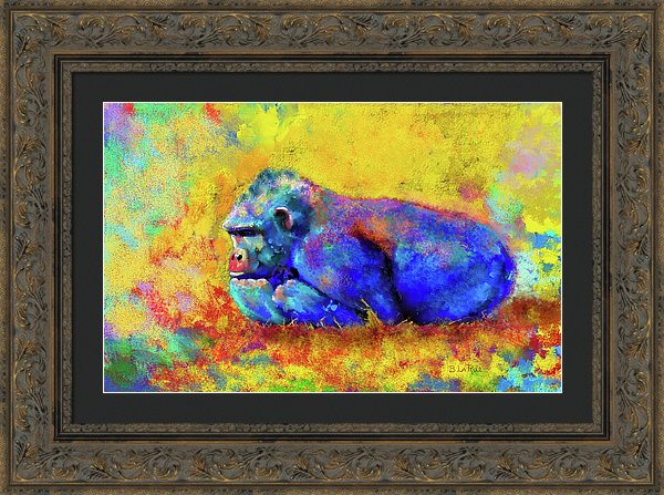 Gorilla - Framed Print