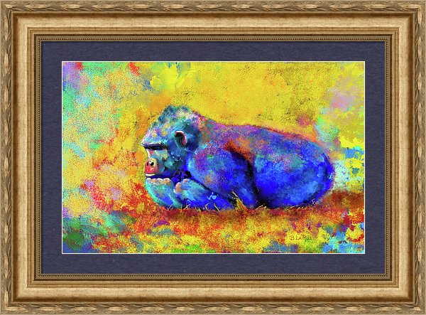 Gorilla - Framed Print