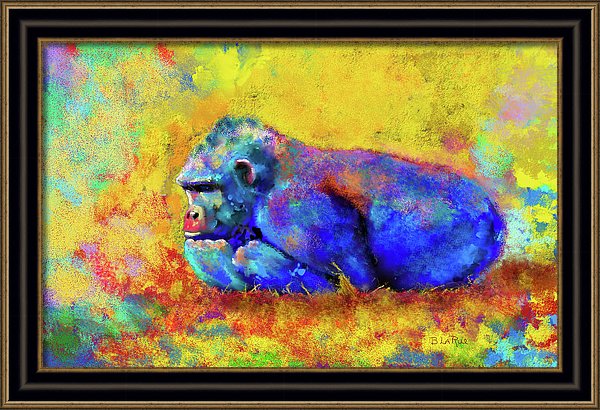 Gorilla - Framed Print