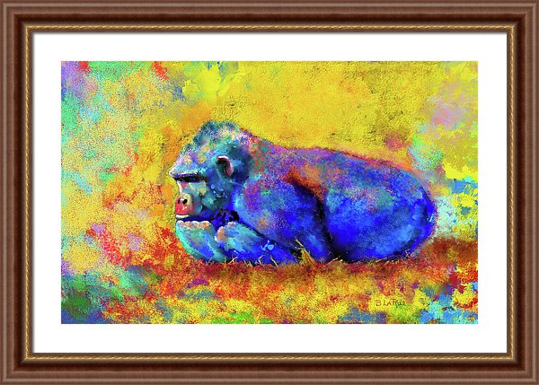 Gorilla - Framed Print