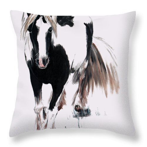 Gypsy Vanner - Throw Pillow