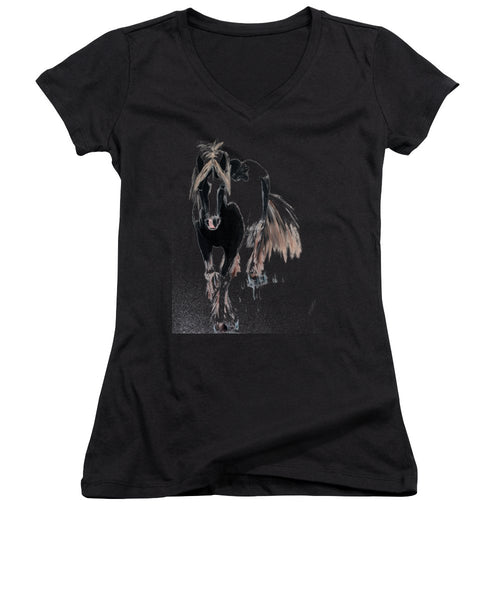 Gypsy Vanner - Women's V-Neck