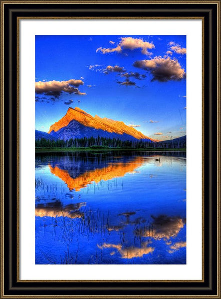 Mountain Reflection - Framed Print