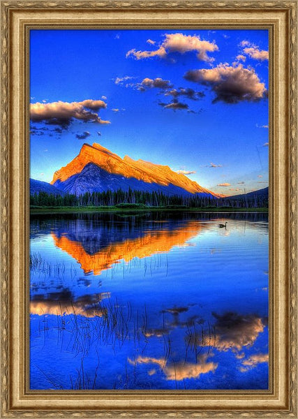 Mountain Reflection - Framed Print