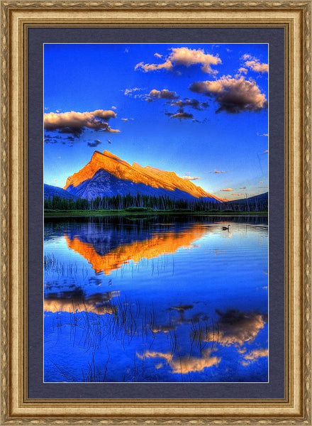 Mountain Reflection - Framed Print