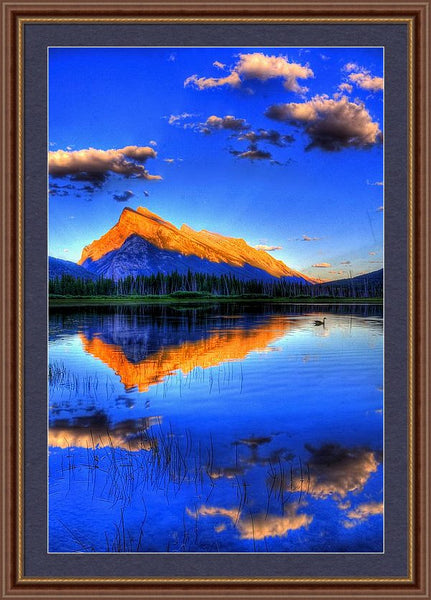 Mountain Reflection - Framed Print