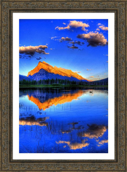 Mountain Reflection - Framed Print