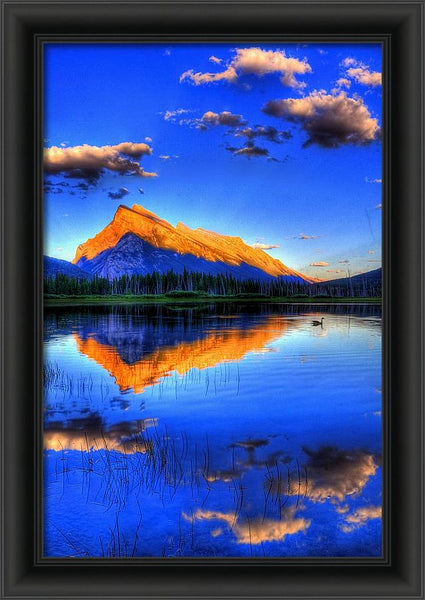 Mountain Reflection - Framed Print