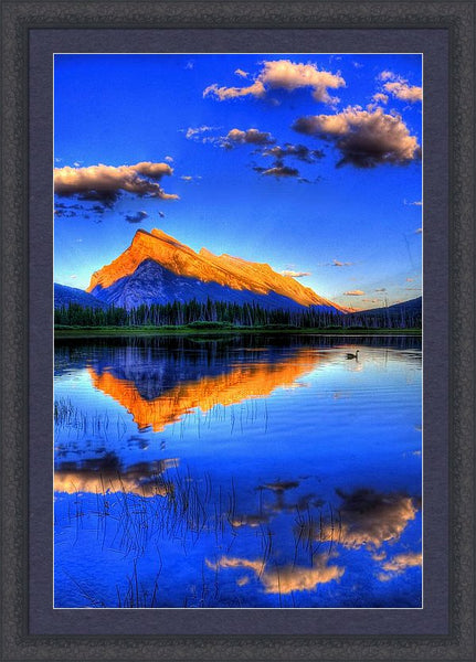 Mountain Reflection - Framed Print