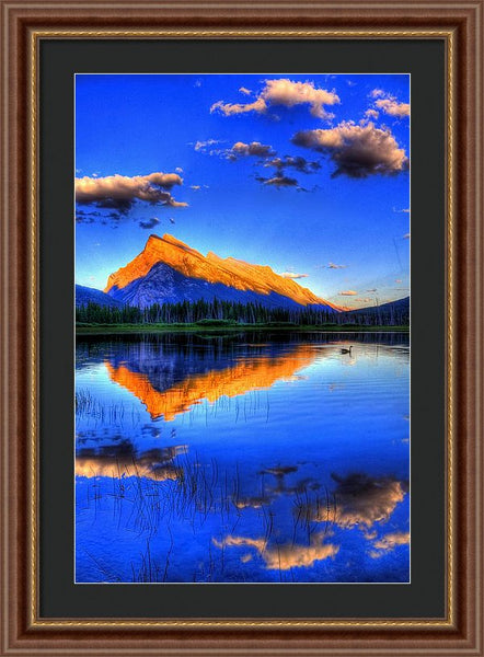 Mountain Reflection - Framed Print