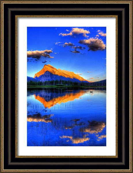 Mountain Reflection - Framed Print