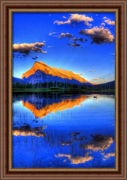 Mountain Reflection - Framed Print