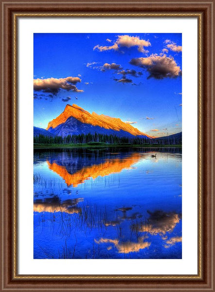 Mountain Reflection - Framed Print