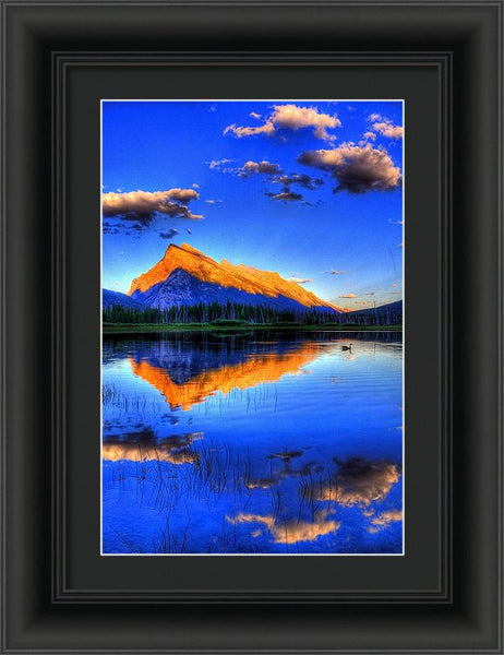 Mountain Reflection - Framed Print