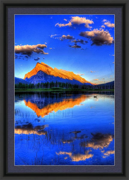Mountain Reflection - Framed Print