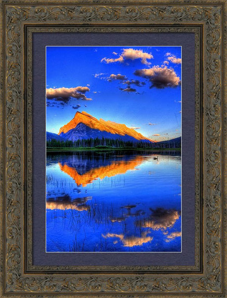 Mountain Reflection - Framed Print