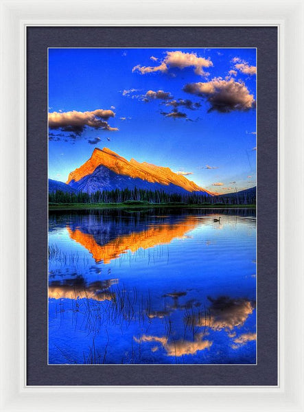 Mountain Reflection - Framed Print