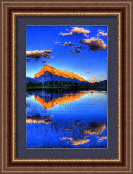 Mountain Reflection - Framed Print
